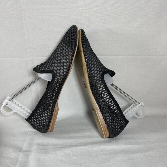 Zara Women's Black Griffin Woven Loafers Shoe Size EU 38/US 7.5 - Picture 6 of 8